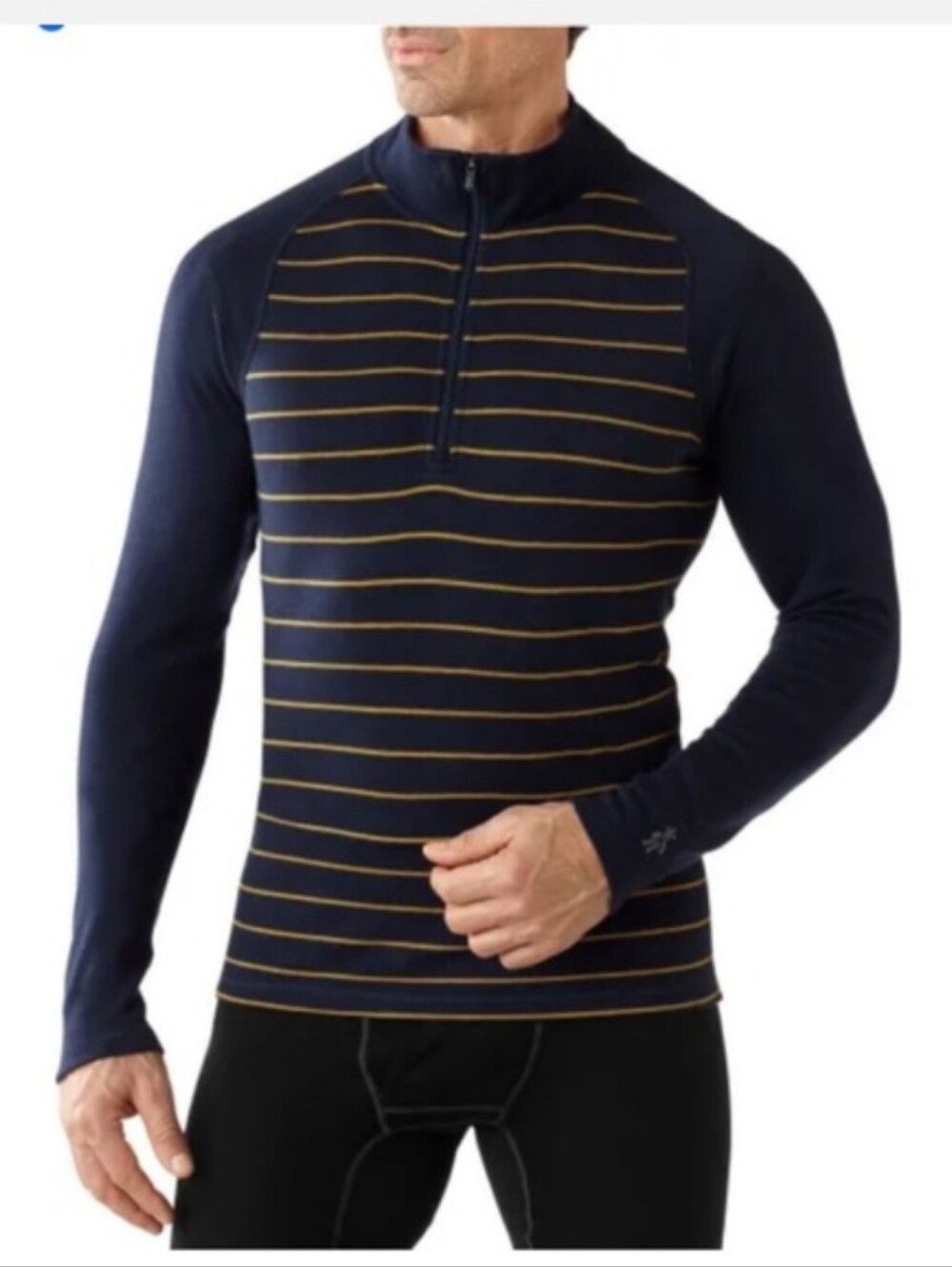 Smartwool Men's NTS Mid 250 Pattern 1/4 Zip Merino Wool Base Layer Top